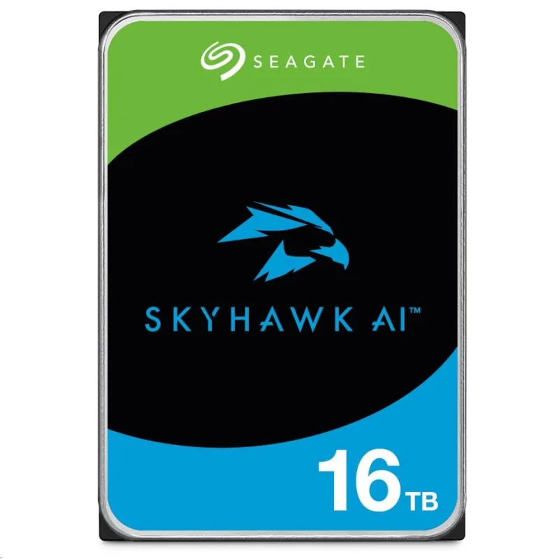 SEAGATE HDD 16TB SKYHAWK AI, 3.5", SATA 6Gb/ s, 7200 RPM, Cache 512MB…