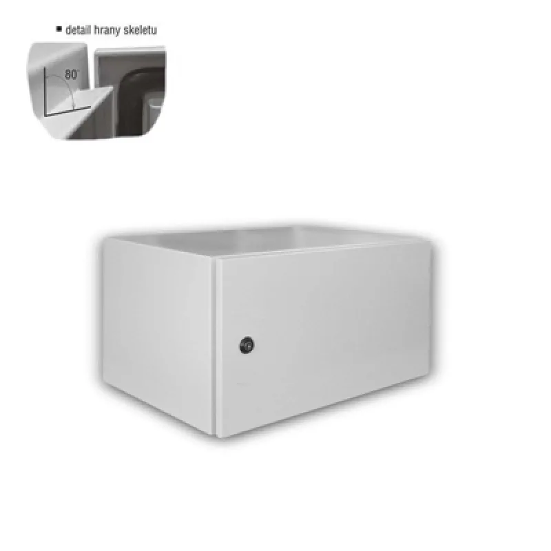 Datacom 19"vonkajší rozvádzač 4U/ 600x400 IP65 sivý 71945