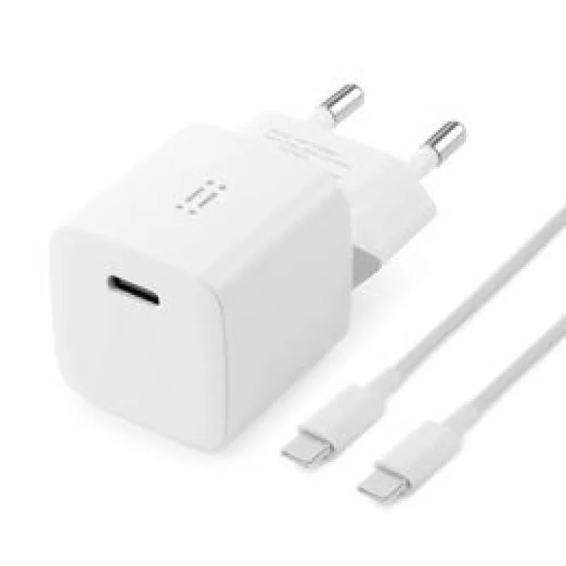 Aiino Mav 20W GaN USB-C wall charger + USB-C/USB-C cable AIWCH20WBC2
