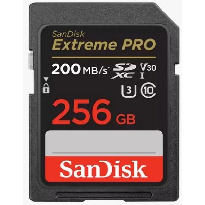SanDisk Extreme PRO 256GB SD card SDSDXXD-256G-GN4IN