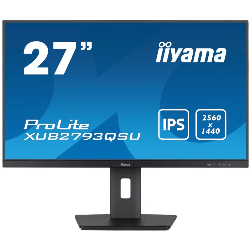 iiyama ProLite/ XUB2793QSU-B7/ 27"/ IPS/ QHD/ 100Hz/ 1ms/ Black/ 3R…