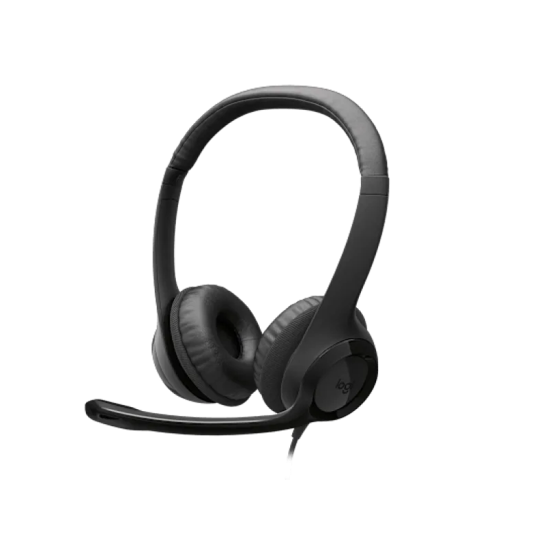 Logitech® H390 USB-C Headset - MIDNIGHT BLACK 981-001576