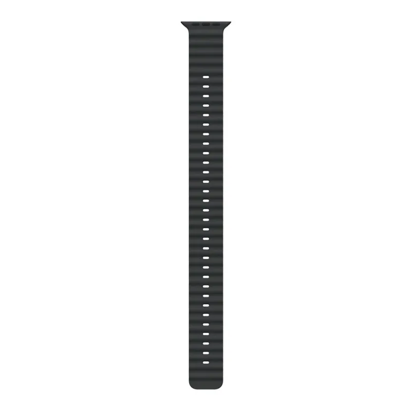 Apple Watch 49mm Black Ocean Band Extension - Natural Titanium Finish…