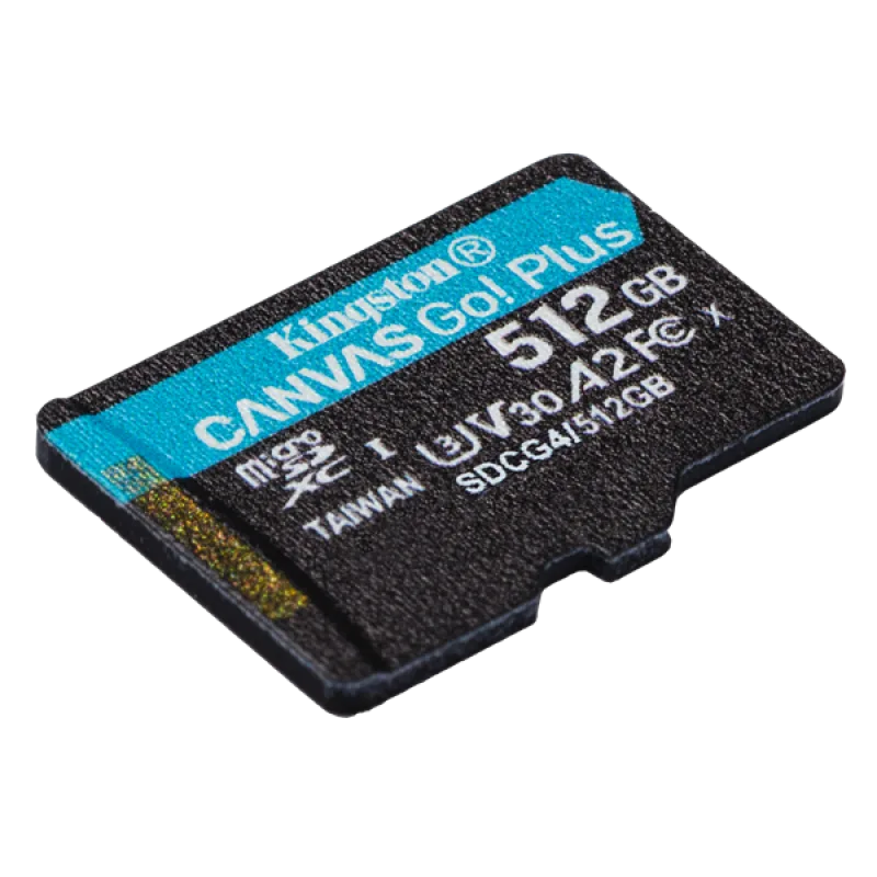 Kingston Canvas Go Plus A2/ Micro SDXC/ 512GB/ UHS-I U3 / Class 10 SDCG4…