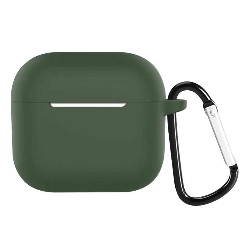 Devia puzdro Silicone Suit Case pre Apple AirPods 3 - Dark Green…