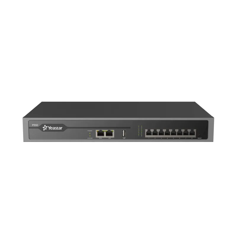 Yeastar P550 IP PBX, až 8 portov, 50 užív., 25 súbežných hovorov, rack…