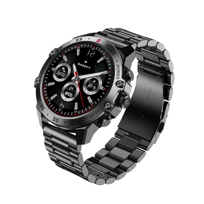Garett Smartwatch V14 Black Steel V14_BLK_STL