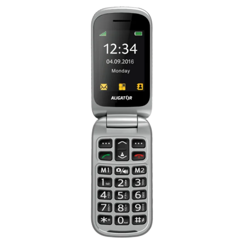 ALIGATOR V650 Senior čierno-strieborný+st.nab AV650BS