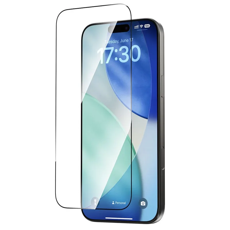 Devia ochranné sklo Star Series pre iPhone 17 Pro Max - Black Frame…