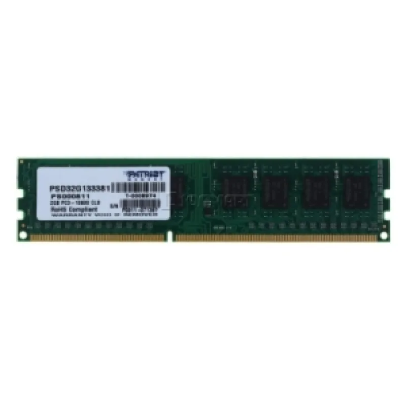 Patriot/ DDR3/ 4GB/ 1333MHz/ CL9/ 1x4GB PSD34G13332