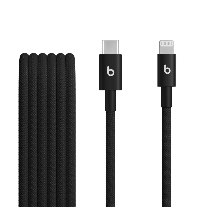 Apple Beats USB-C to Lightning Woven Cable (1.5 m) - Bolt Black MDGK4EE/A