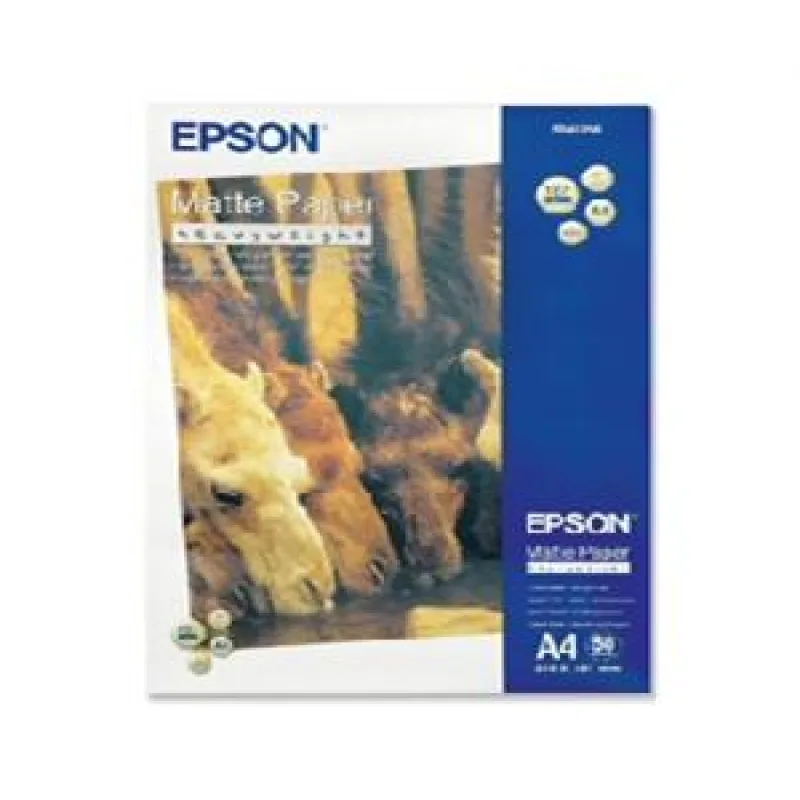 EPSON A4, Mate Paper-Heavyweight (50lsitov) C13S041256