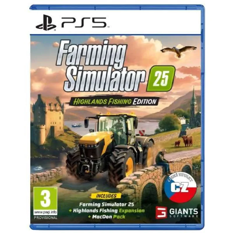 Farming Simulator 25 CZ (Highlands Fishing Edition) [PS5] PS5