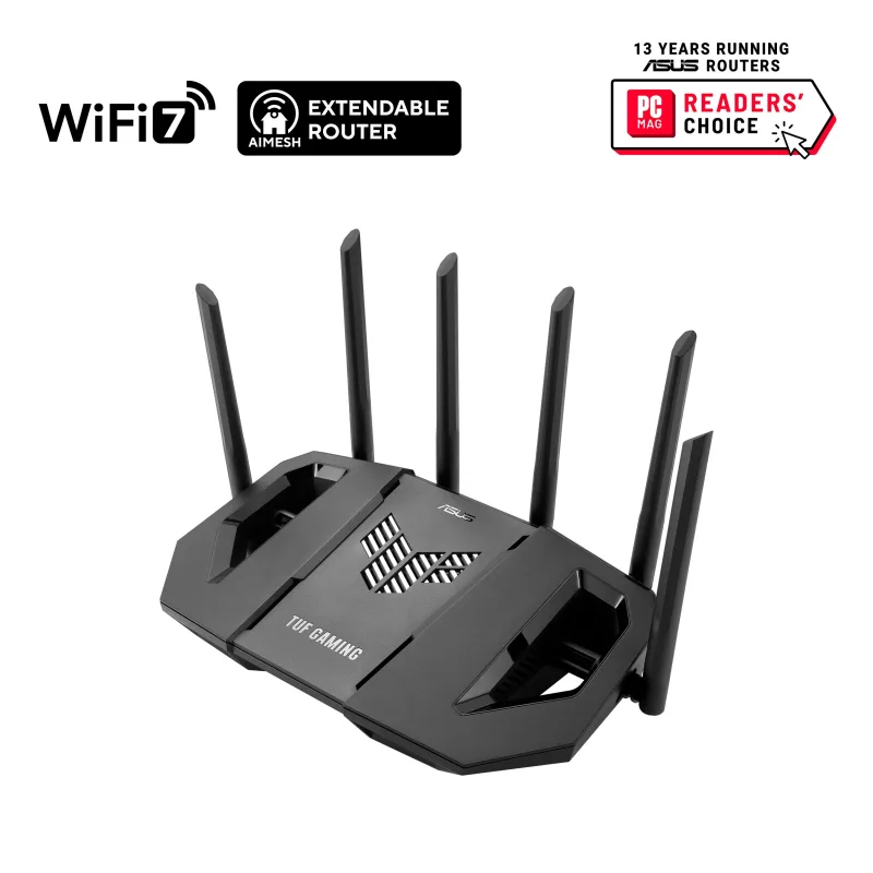 ASUS Herní Router TUF-BE9400 3-pásmový WiFi7 Router, 1x WAN, 3x LAN,…