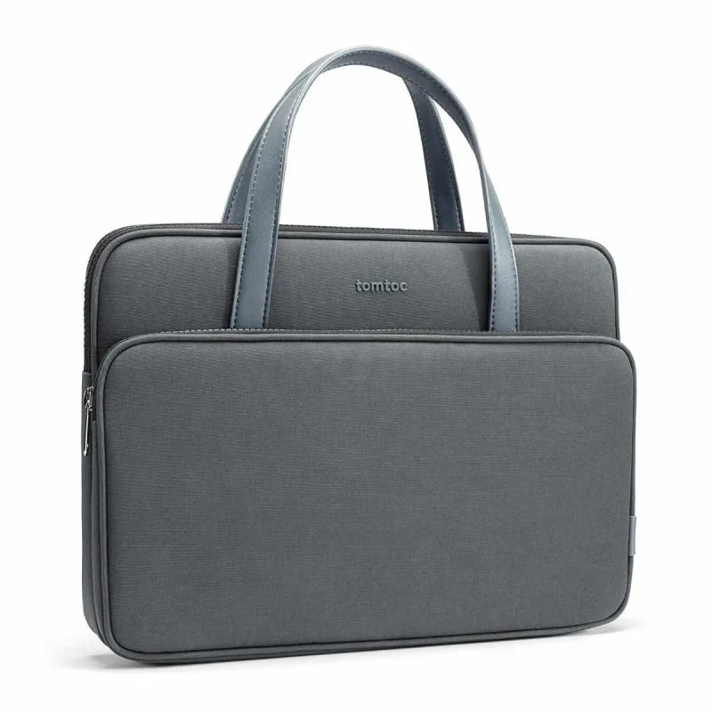 tomtoc Premium Briefcase – 14" MacBook Pro (2021), šedá TOM-H21-C01G01