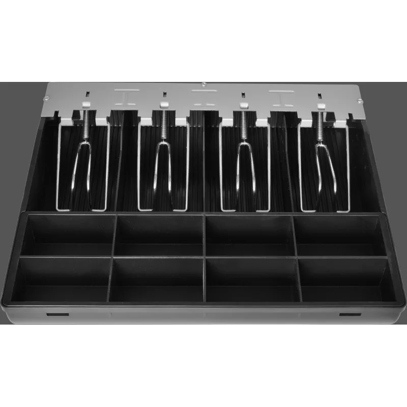 Samostatný plastový zakladač 4/ 8, kovové držiaky bankoviek EKN9022