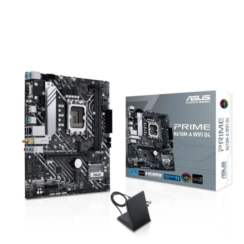 ASUS MB Sc LGA1700 PRIME H610M-A WIFI D4, Intel H610, 2xDDR4, 1xDP, …