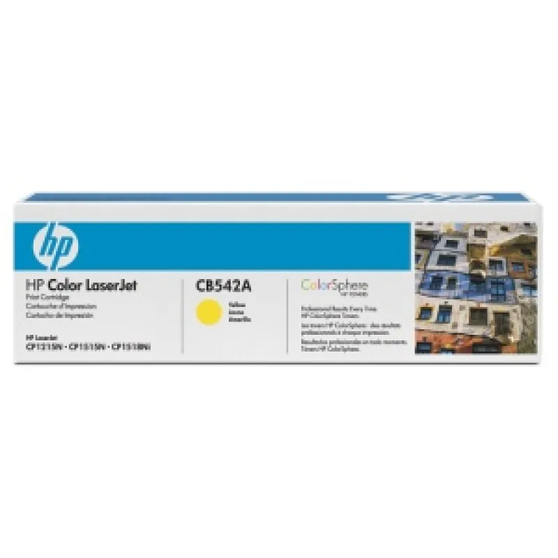 HP tlačová kazeta žltá, CB542A CB542A