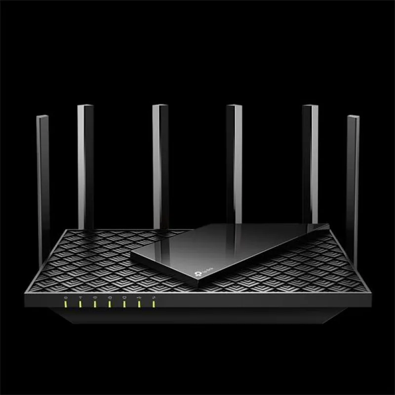 AX5400 Dual-Band Wi-Fi 6 Router SPEED: 574 Mbps at 2.4 GHz + 4804 Mbps at…