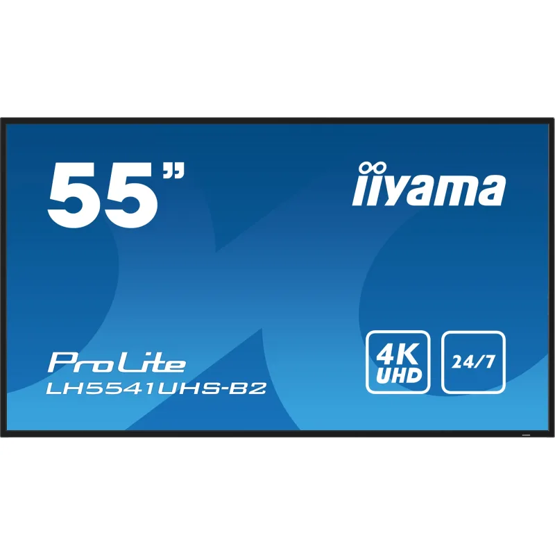 55" iiyama LH5541UHS-B2: IPS, 4K UHD, 500cd, repro LH5541UHS-B2