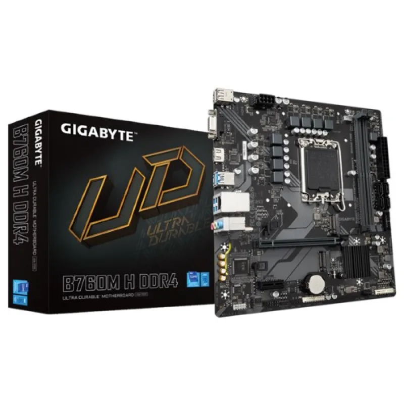 GIGABYTE MB Sc LGA1700 B760M H DDR4, Intel B760, 2xDDR4, 1xHDMI, …