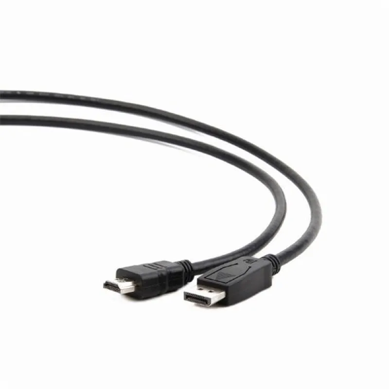 Gembird kábel DisplayPort (M) na HDMI (AM), 1m, čierny CC-DP-HDMI-1M