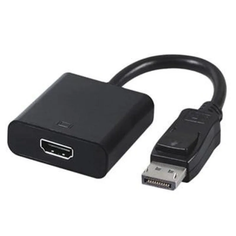 Gembird adaptér DisplayPort (M) na HDMI (F), kábel 0.1m, čierny A-DPM…