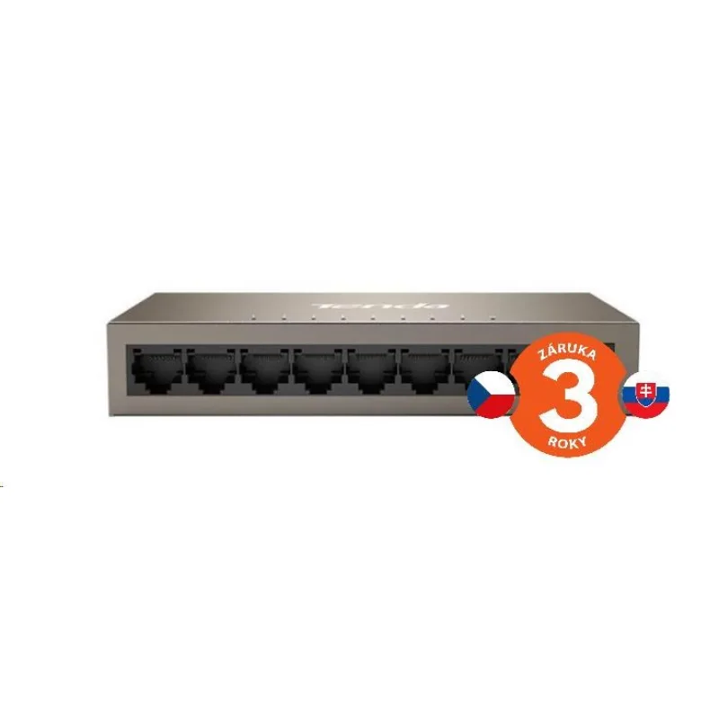 Tenda TEG1008M 8x Gigabitový stolný ethernetový prepínač TEG1008M