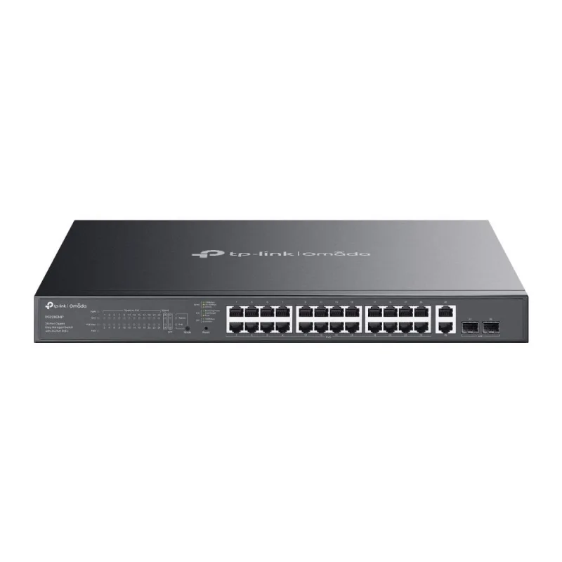 TP-Link OMADA switch ES228GMP (26xGbE, 2xSFP, 24xPoE+, 384W) ES228GMP