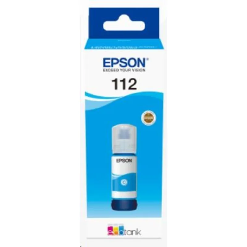 Fľaštička s atramentom EPSON 112 EcoTank Pigment Cyan C13T06C24A