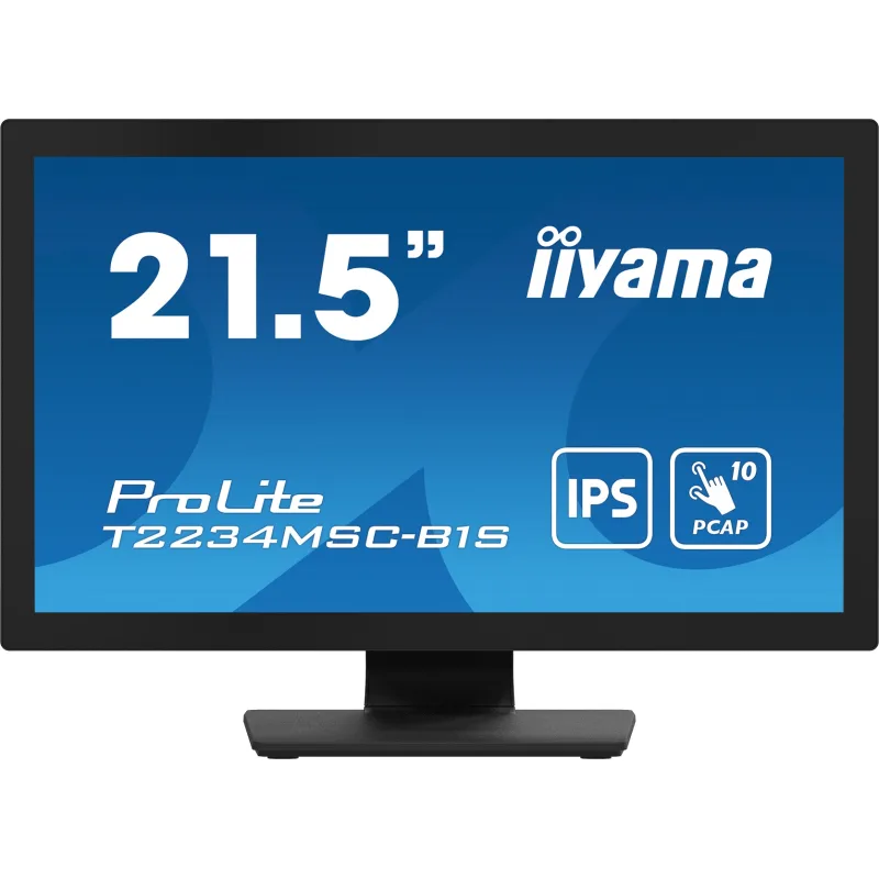 22" LCD iiyama T2234MSC-B1S: PCAP, 10P, IPS, FHD, HDMI T2234MSC-B1S