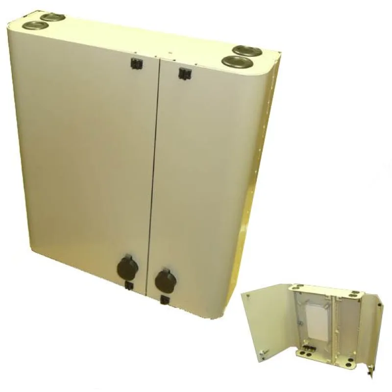 Nástenný optický rozvádzač 24xSC veľký dvojdielny 3525