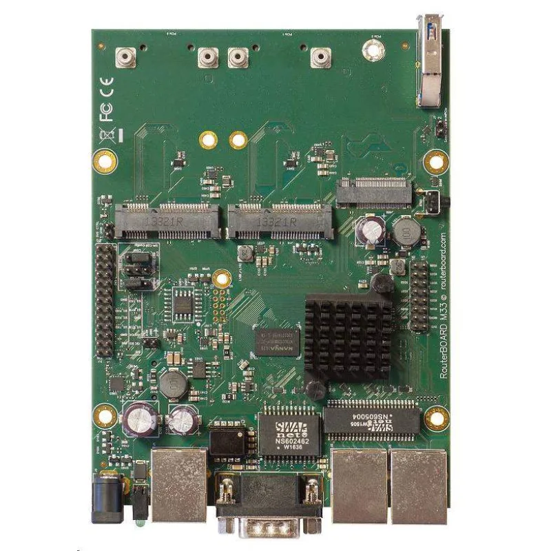 MikroTik RouterBOARD RBM33G, dvojjadrový 880MHz, 256MB DDR3, 3x GLAN, …