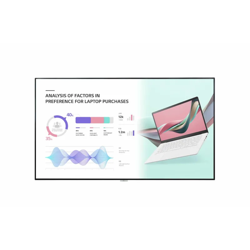 LG 98" signage 98UH5J-H - UHD, 500nit, 24h, WebOS 6.0 98UH5J-H.AEU