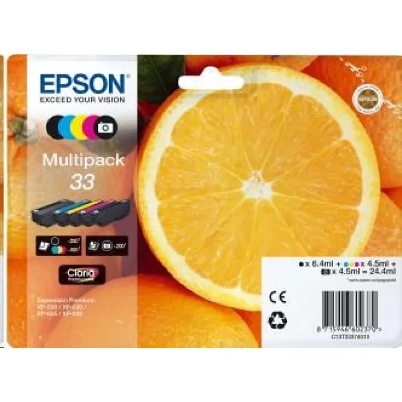 Atrament EPSON Multipack "Orange" 5 farieb 33 Atrament Claria Premium…