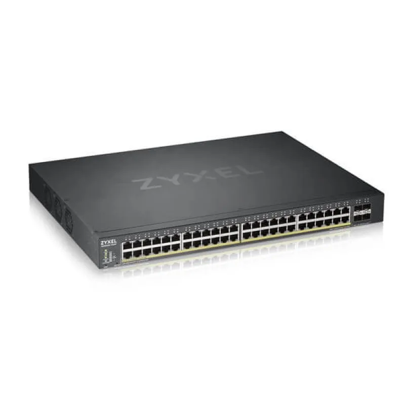 Zyxel XGS1935-52HP, 52 Port Lite-L3 Smart Managed PoE Switch, 48x Gigabit…