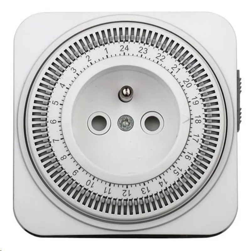 Solight časový spínač, 24 h., vypínač, 1 režim DT06