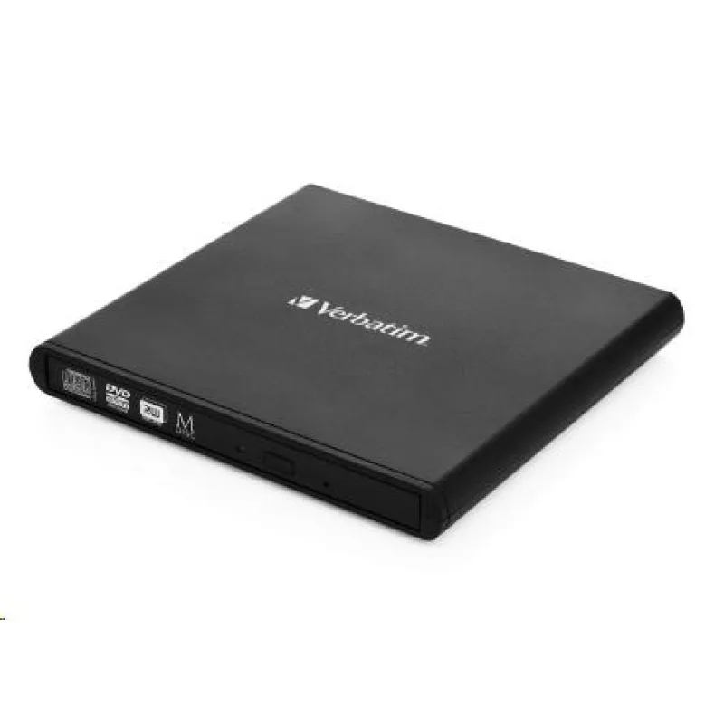 VERBATIM externí mechanika DVD-RW Rewriter USB 2.0 Black + NERO 98938