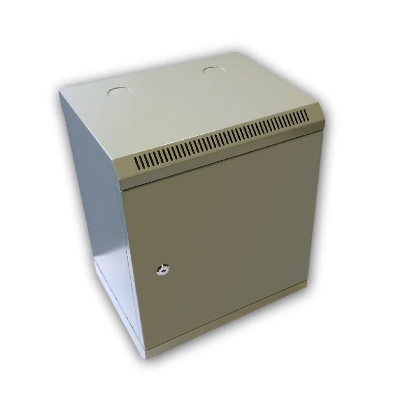 10" rack jednodielny 9U/ 280 DATACOM sivý plech.dv. 7017