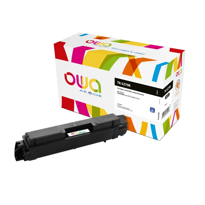 OWA Armor toner kompatibilný s Kyocera TK-5270K, 8000st, čierna/ black…