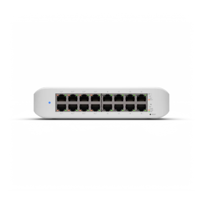 Ubiquiti UniFi Switch Lite 16 port, POE/POE+ (45W) USW-Lite-16-POE