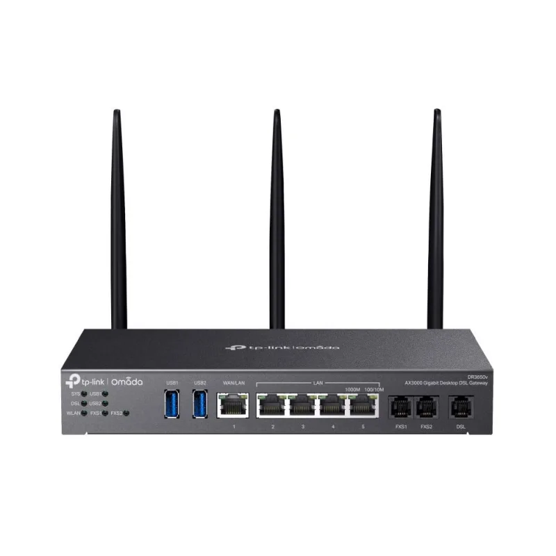 Omada AX3000 Gigabit Desktop DSL Gateway DR3650V