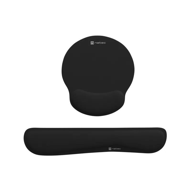 Ergonomický set podložiek pod zápästie Natec CHIPMUNK 2v1, čierna NPF-2195