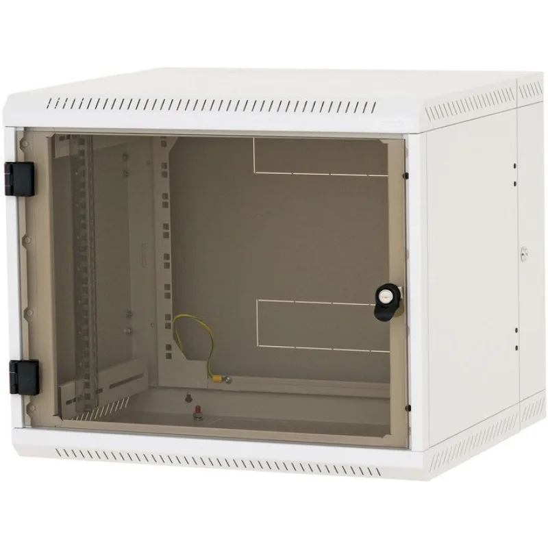 Nástenný rozvádzač jednodielny 4U/ 395mm plech.dvere RBA-04-CS4-CAX-A1