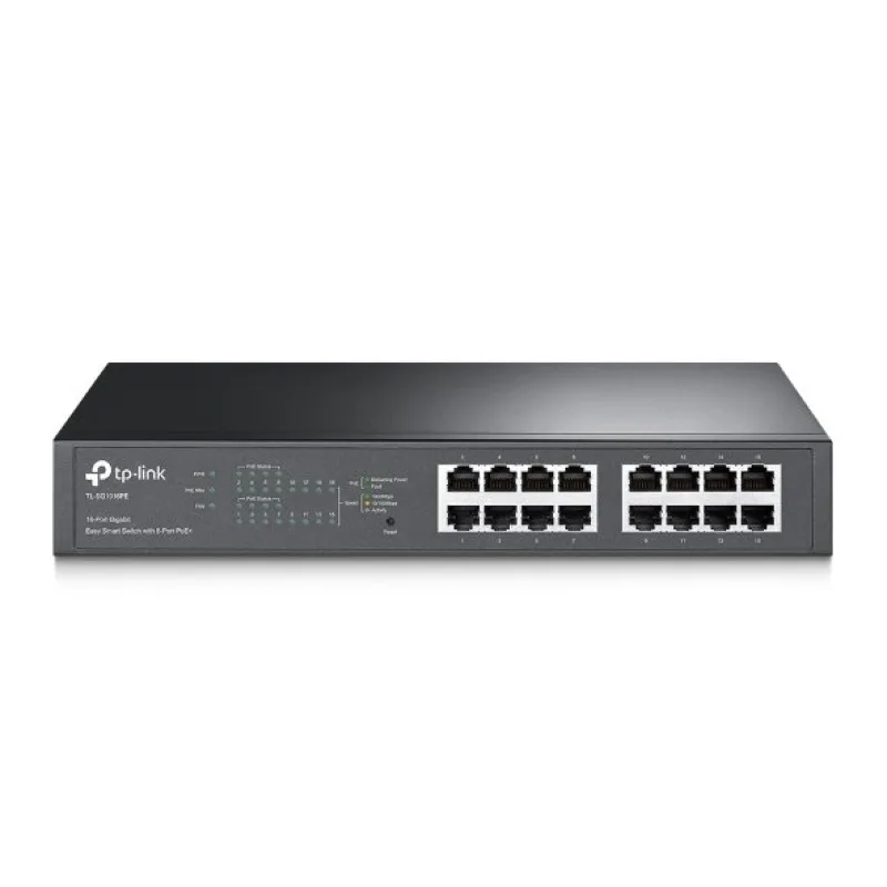 16-Port Gigabit Easy Smart Switch with 8-Port PoE+ PORT: 8× Gigabit PoE+…