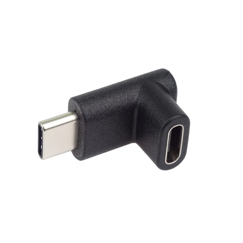 PremiumCord Adaptér USB-C na USB-C, zahnutý 90° kur31-34