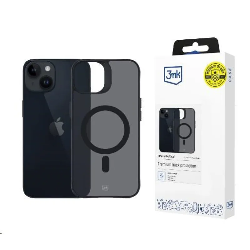 3mk ochranný kryt Smoke MagCase pro Apple iPhone 13/ 14 5903108563697