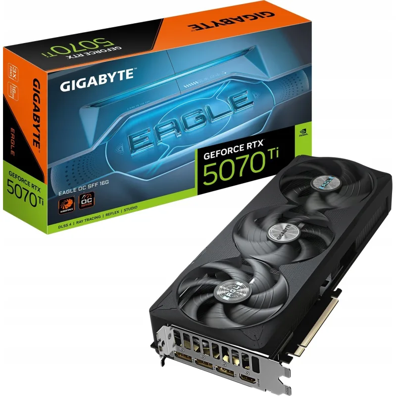 GIGABYTE VGA NVIDIA GeForce RTX 5070 Ti EAGLE OC 16G, 16G GDDR7, 3xDP, …
