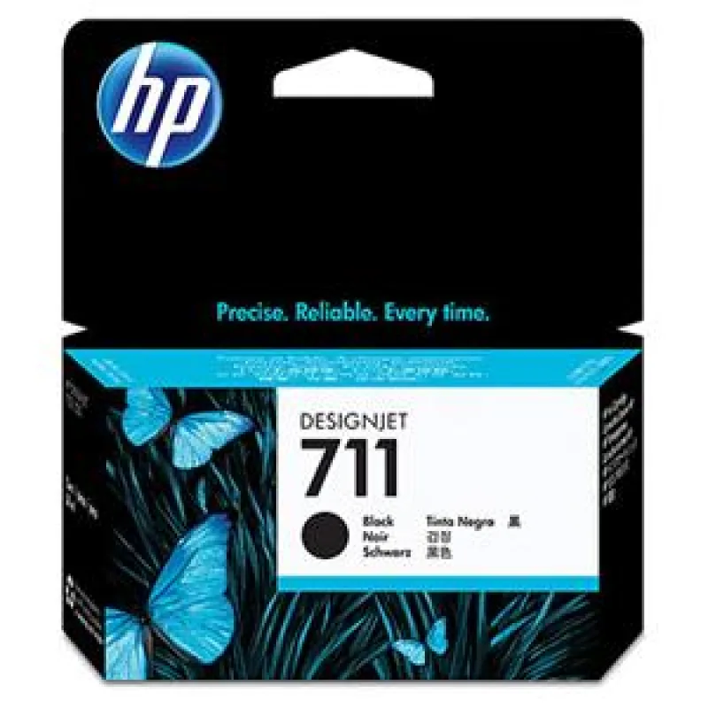 HP no 711 - čierna atramentová kazeta, CZ129A CZ129A