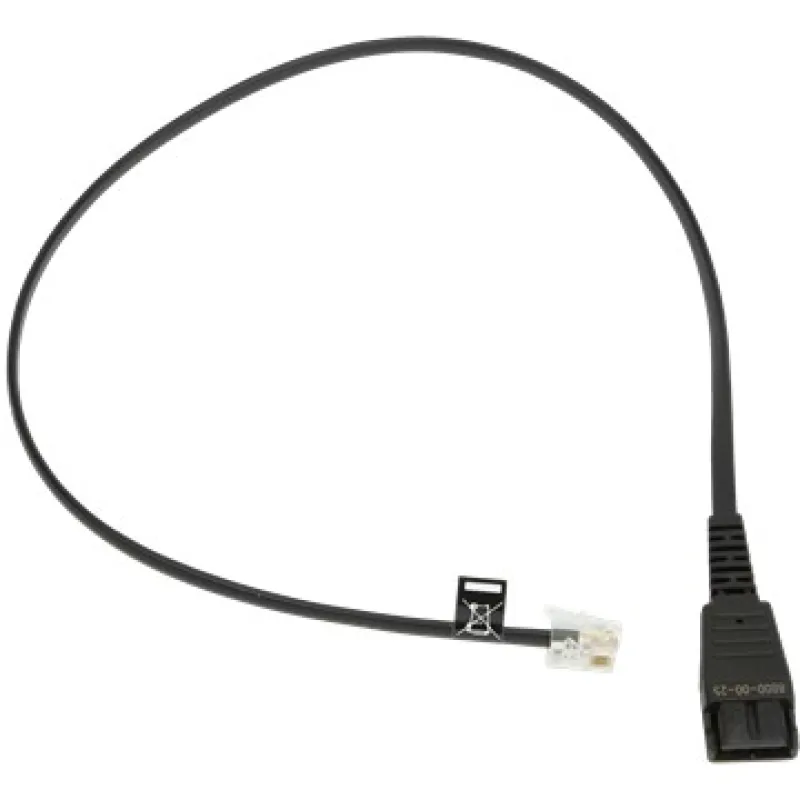 Jabra Cord, QD-RJ10, 0, 5m, straight, Siemens 8800-00-25